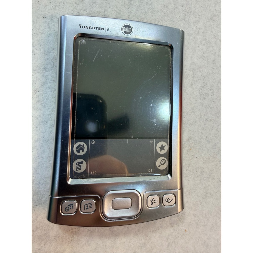 Palm Tungsten E Handheld PDA Silver VTG Personal Digital Assistant with Stylus